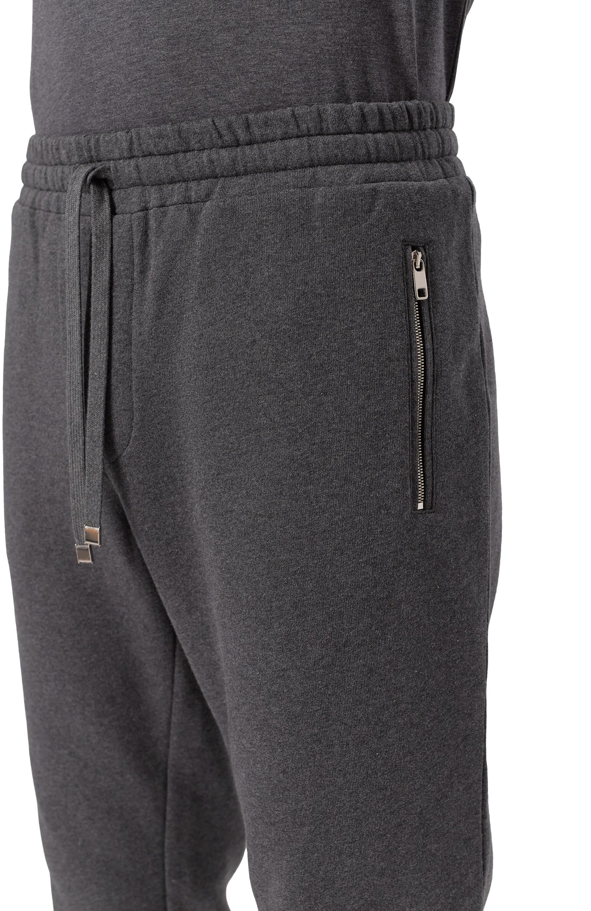 Хлопковые брюки DOLCE & GABBANA темно-серого цвета по цене 78450 руб., арт. GZ12AT/G7M4Y, фото 5 Хлопковые брюки DOLCE & GABBANA, арт. GZ12AT/G7M4Y, фото 5