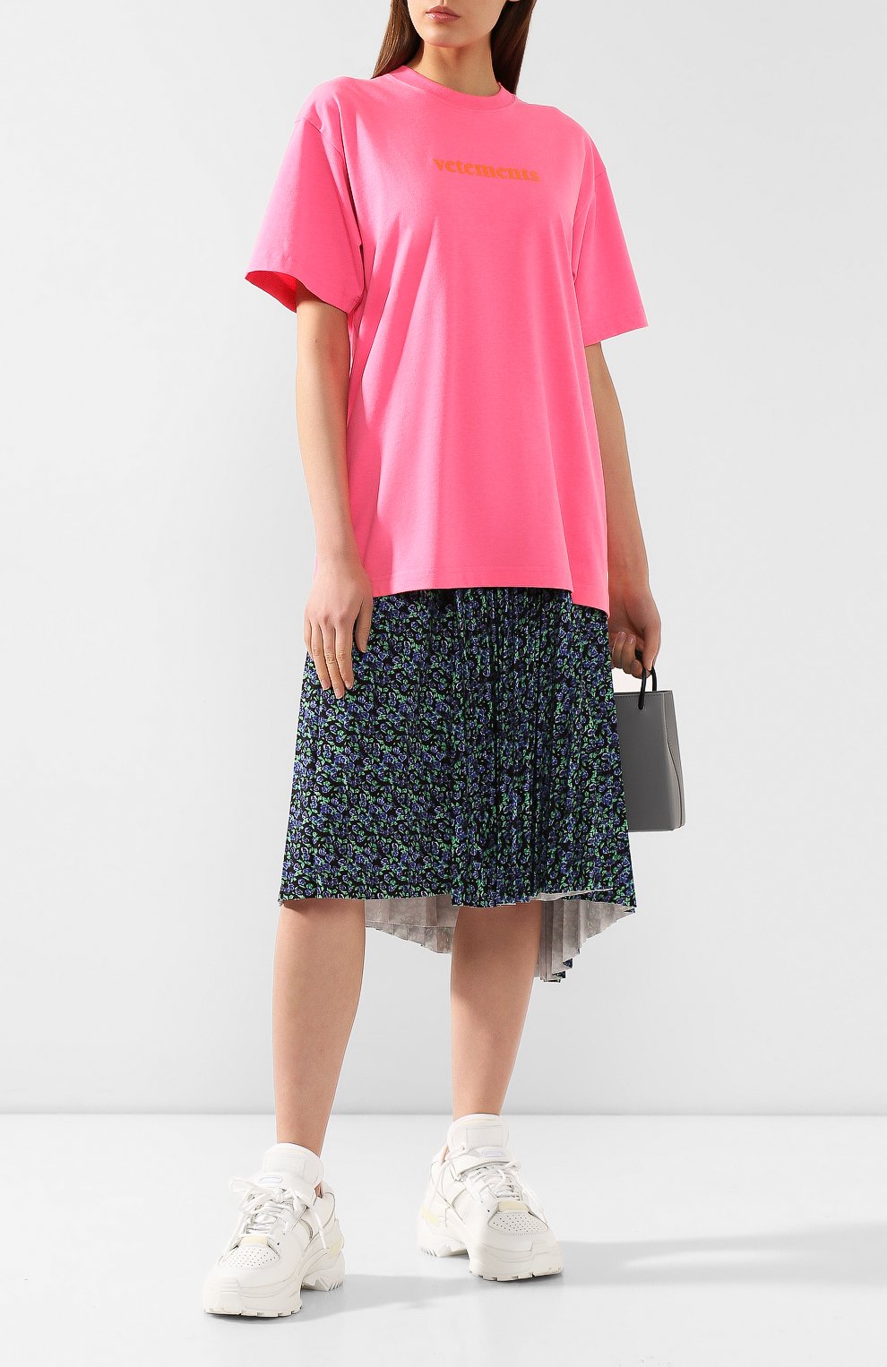 Футболка VETEMENTS, арт. SS20TR305 1610/W/FLU0 PINK, фото 2
