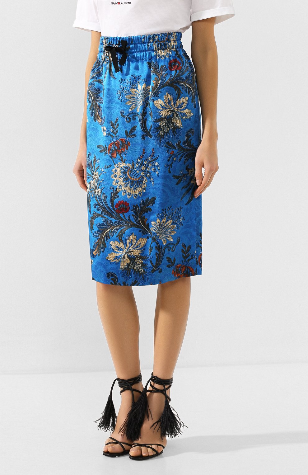 Шелковая юбка DRIES VAN NOTEN, арт. 201-10895-9413, фото 3