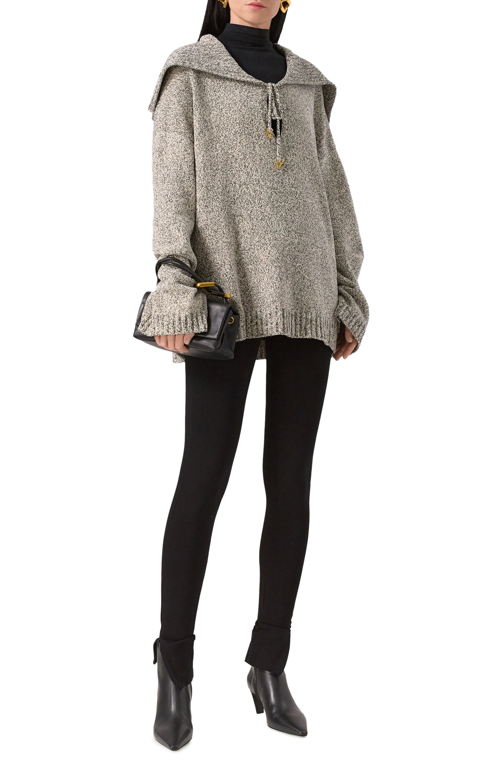 Легинсы из вискозы TOTEME черного цвета по цене 24800 руб., арт. 211-238-774, фото 2 Легинсы из вискозы TOTEME, арт. 211-238-774, фото 2