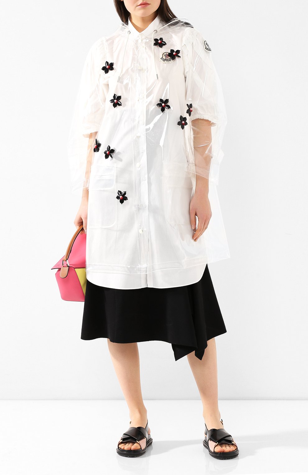 Плащ 4 moncler simone rocha MONCLER GENIUS прозрачного цвета по цене 112000 руб., арт. E1-09W-47001-55-68588, фото 2 Плащ 4 moncler simone rocha MONCLER GENIUS, арт. E1-09W-47001-55-68588, фото 2
