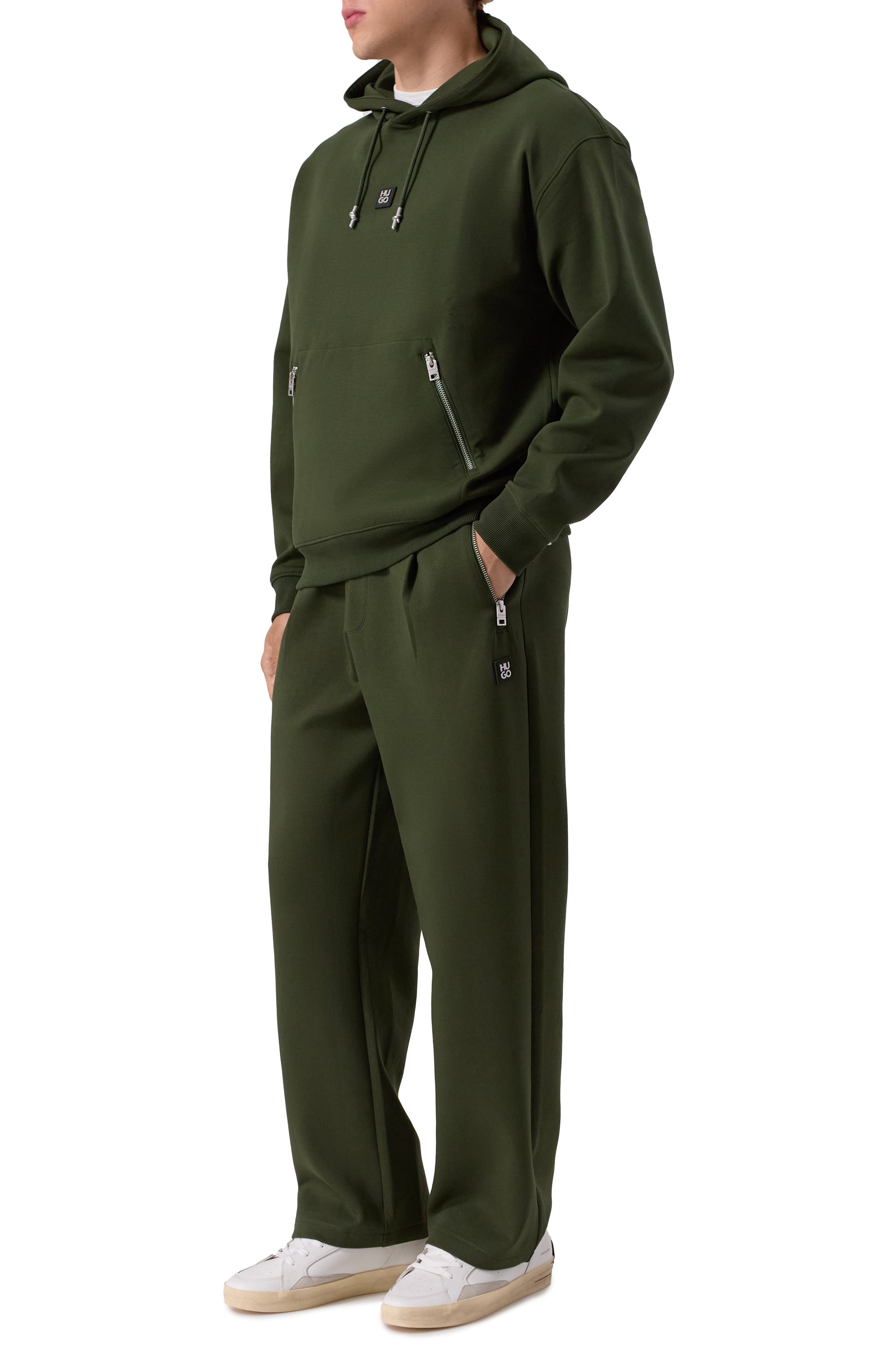 Хлопковые брюки HUGO, арт. 50542589, фото 2