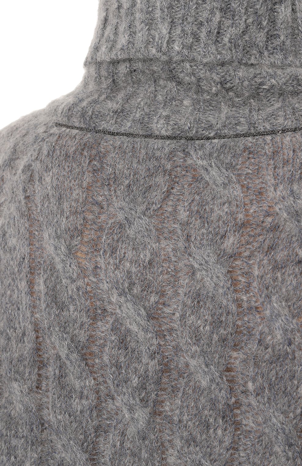 Свитер BRUNELLO CUCINELLI серого цвета по цене 209000 руб., арт. MHM523603, фото 5 Свитер BRUNELLO CUCINELLI, арт. MHM523603, фото 5