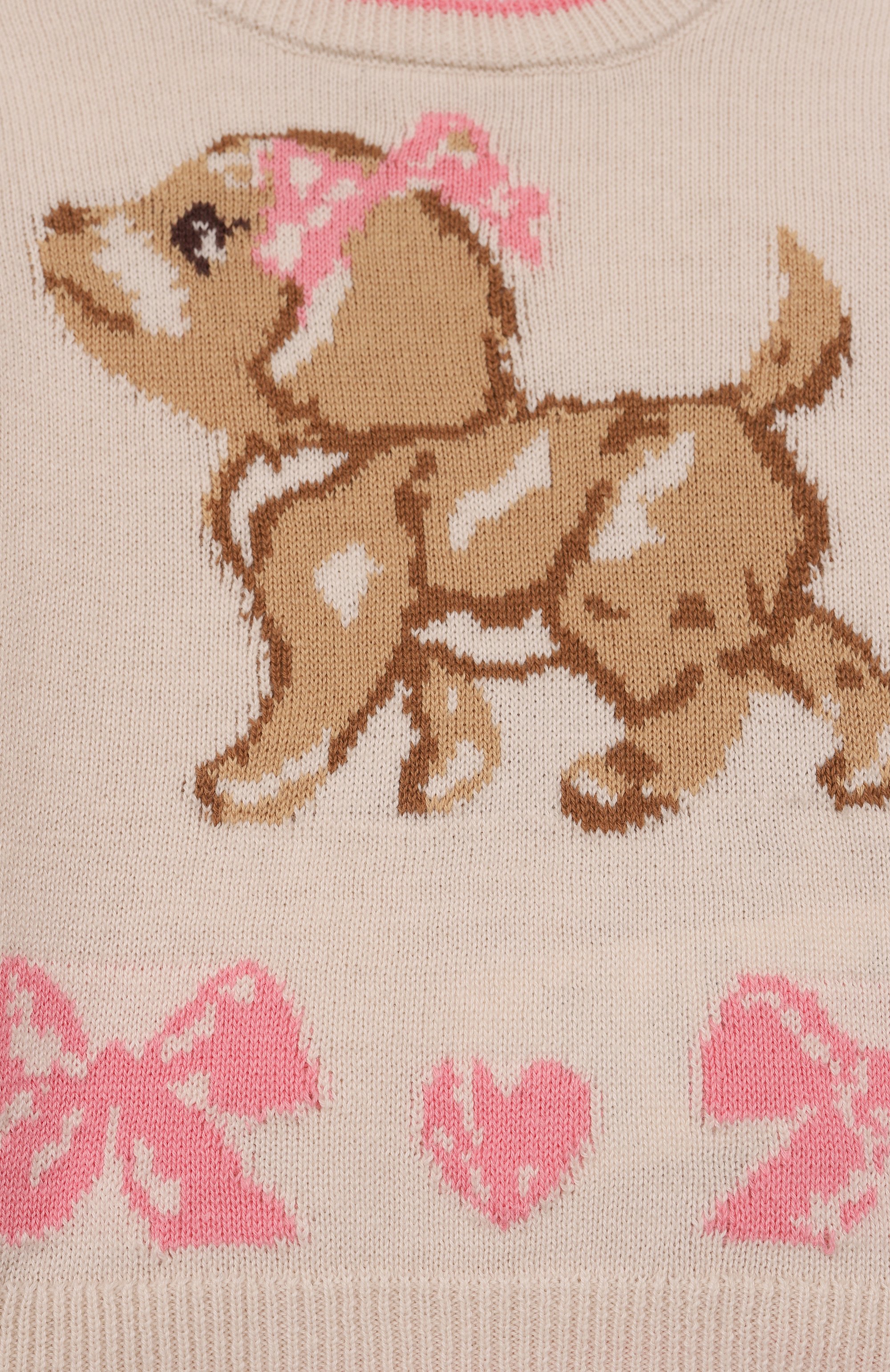 Пуловер из хлопка и шерсти MONNALISA, арт. 39F608, фото 3