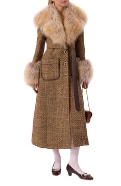 Женские кожаные туфли bowow 45 VALENTINO коричневого цвета, арт. 6W2S0LD2/HUR | Фото 2 (Материал внутренний: Натуральная кожа; Подошва: Плоская; Драгоценные камни: Проставлено; Материал внешний: Натуральная кожа; Материал сплава: Проставлено; Каблук высота: Низкий; Каблук тип: Устойчивый)