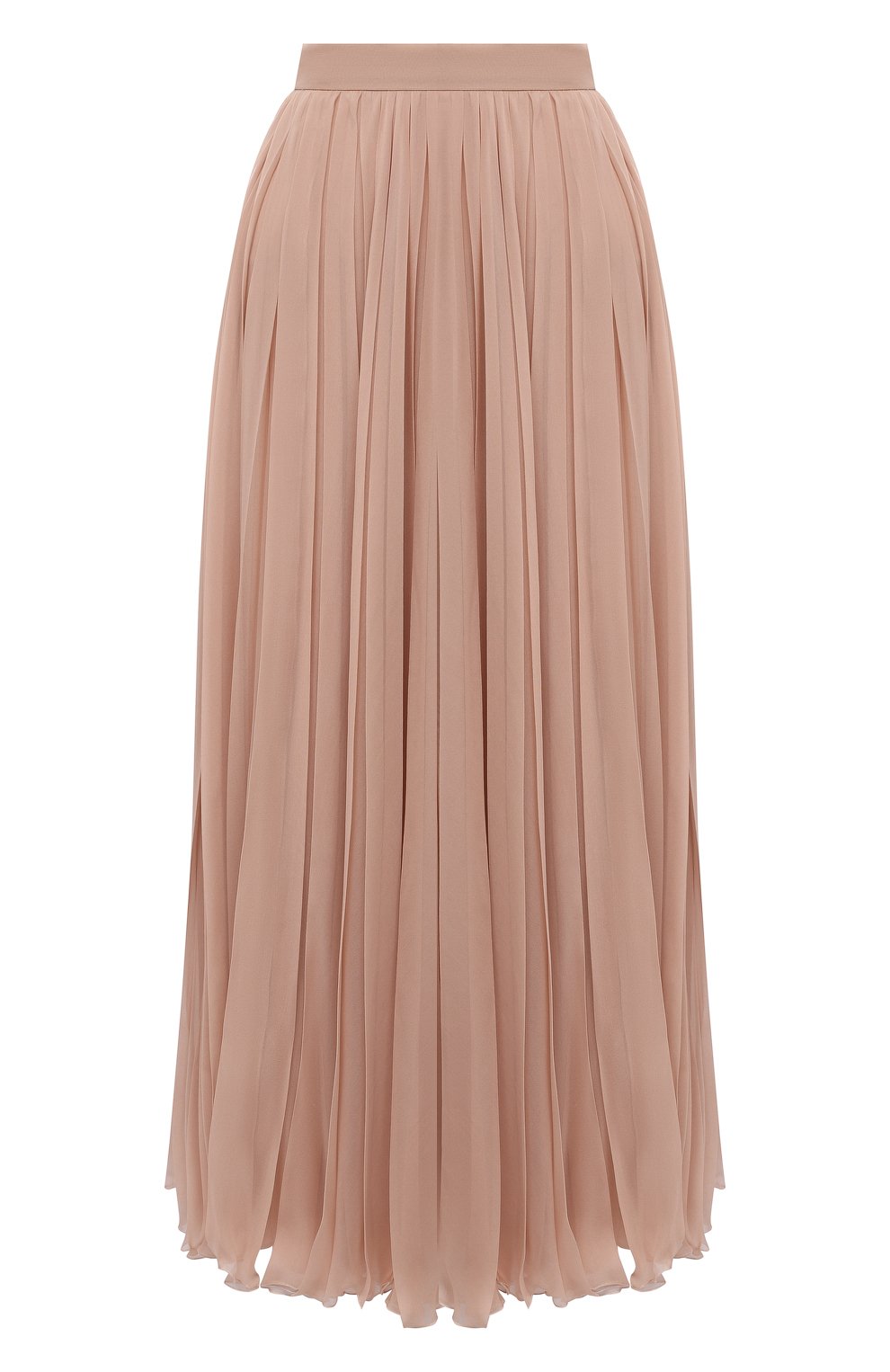 Шелковая юбка VALENTINO бежевого цвета по цене 212000 руб., арт. UB0RA6U02UP, фото 1 Шелковая юбка VALENTINO, арт. UB0RA6U02UP, фото 1