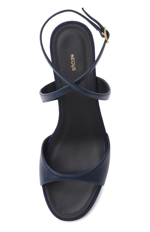 Кожаные босоножки Pherg Neous 00512N08/LEATHER Синий  00512N08/LEATHER Фото 6