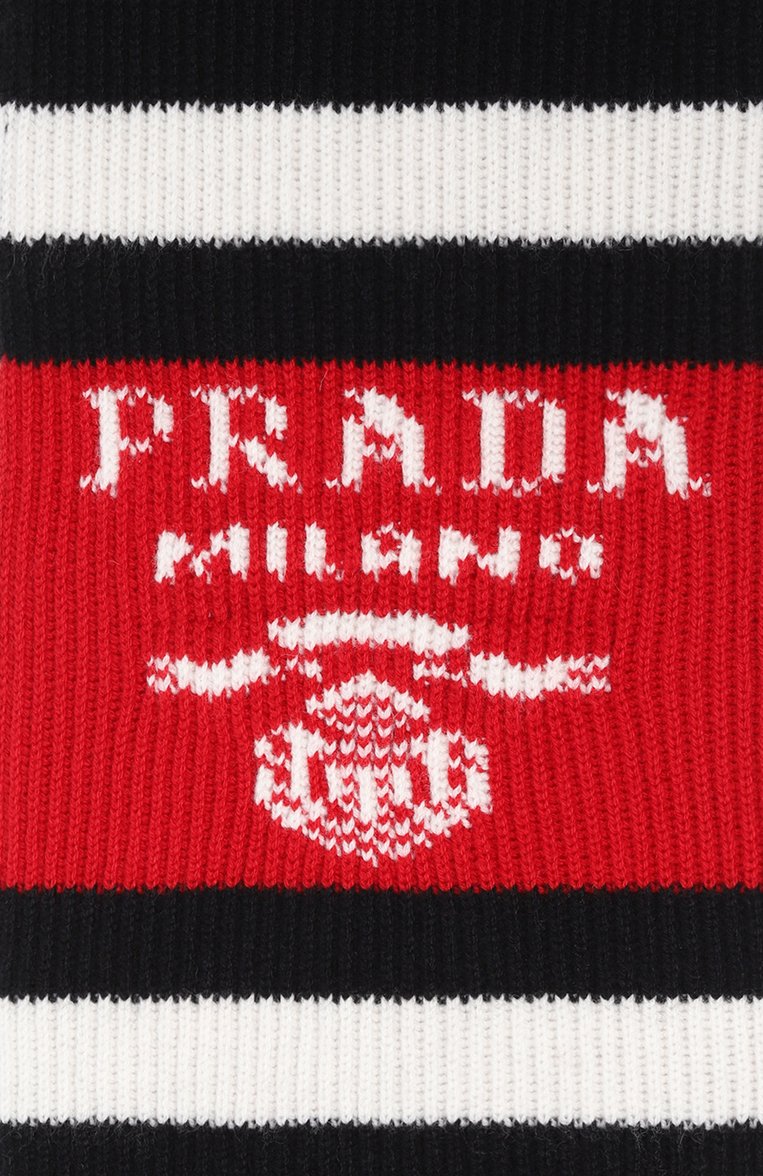 Кашемировый шарф PRADA, арт. UMS418-10QF-F0002-S-212, фото 3