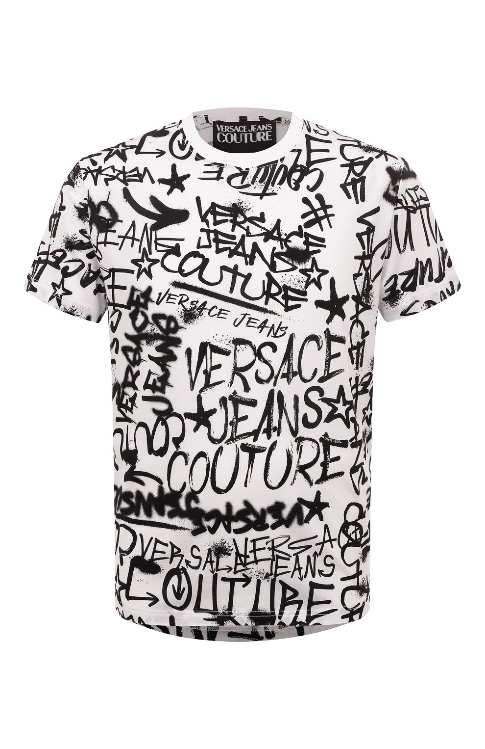 Хлопковая футболка VERSACE JEANS COUTURE, арт. 75GAH6S0/JS211, фото 1