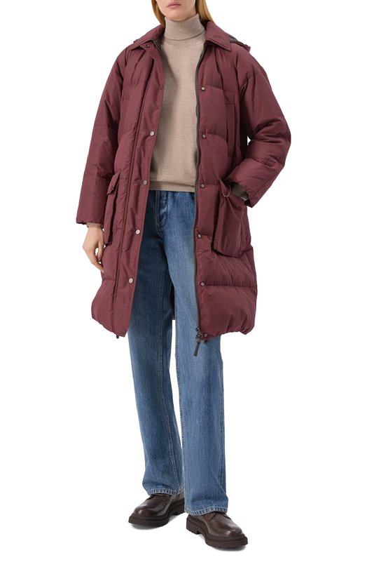 Пуховик Brunello Cucinelli MG5019946 Бордовый  MG5019946 Фото 2