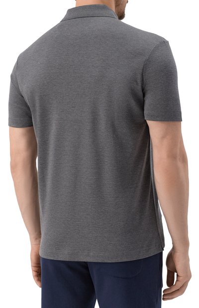 Поло из шелка и хлопка PAUL&SHARK, арт. 15311757, фото 4