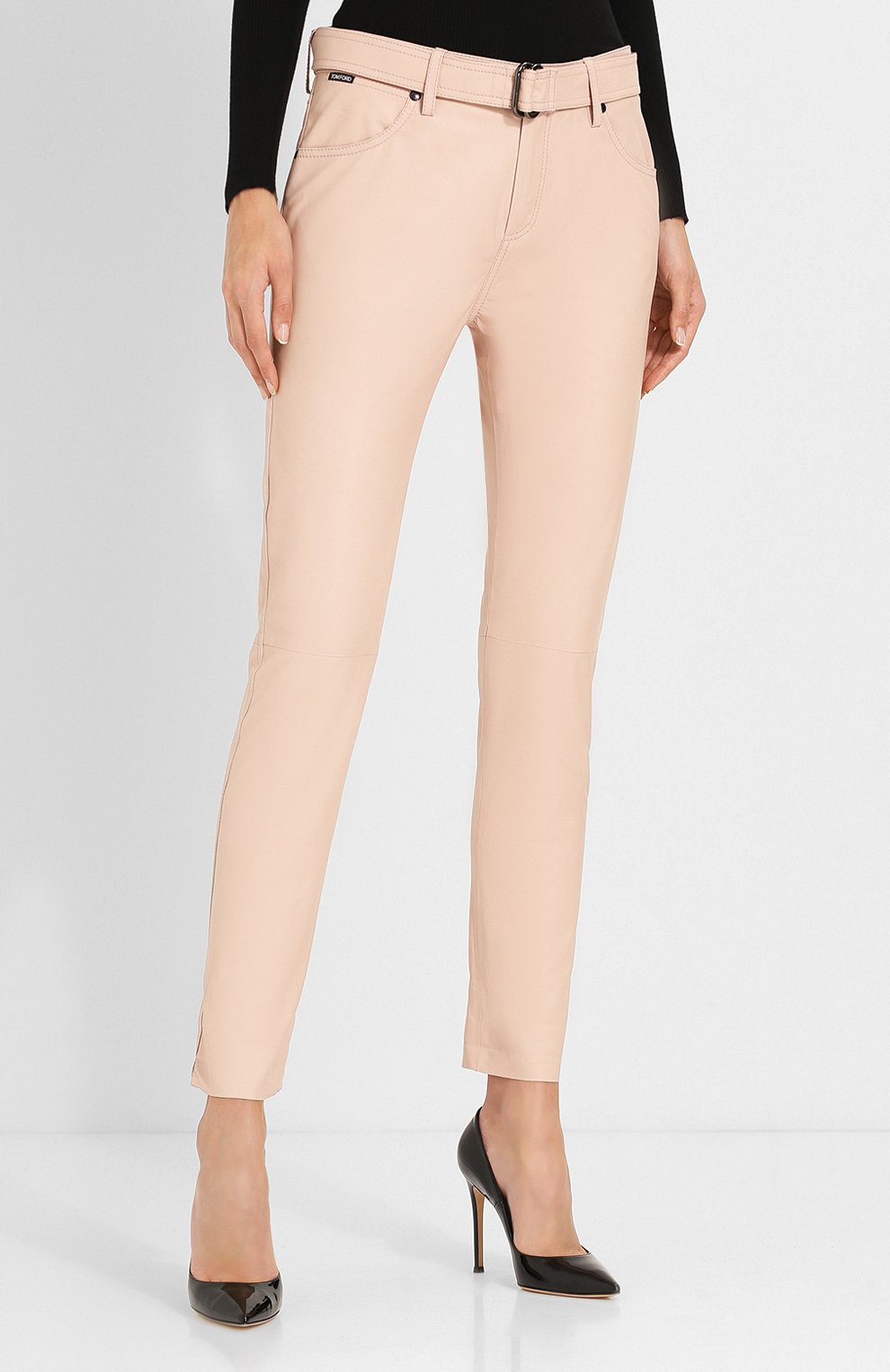 Кожаные брюки TOM FORD, арт. PAL647-LEX181, фото 3