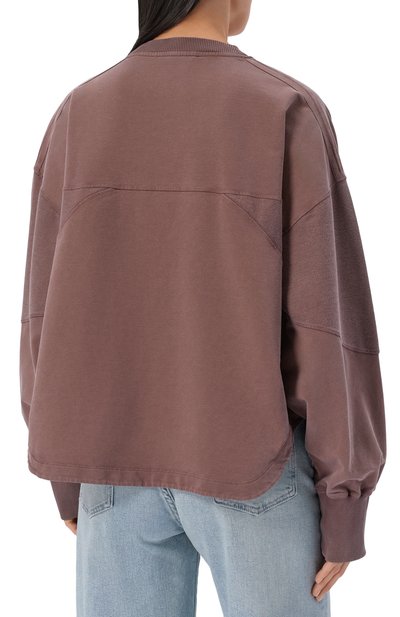 Хлопковый свитшот THE ATTICO, арт. 260WCF00025/JJF006AA, фото 4