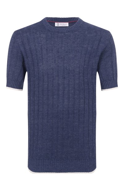 Мужской �джемпер изо льна и хлопка BRUNELLO CUCINELLI, арт. M2L707600