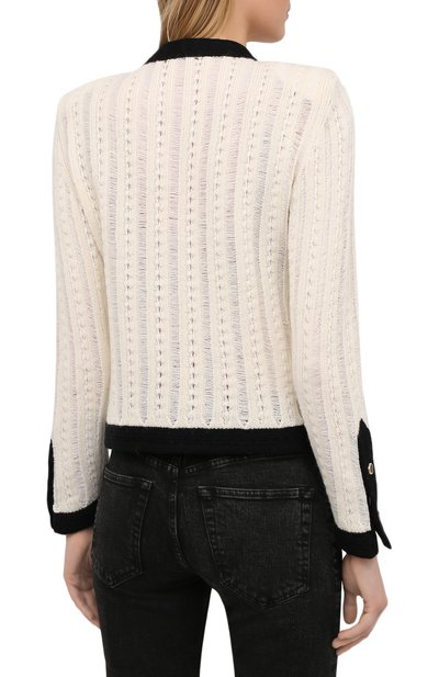 Шерстяной жакет SAINT LAURENT, арт. 648421/YAWB2, фото 4