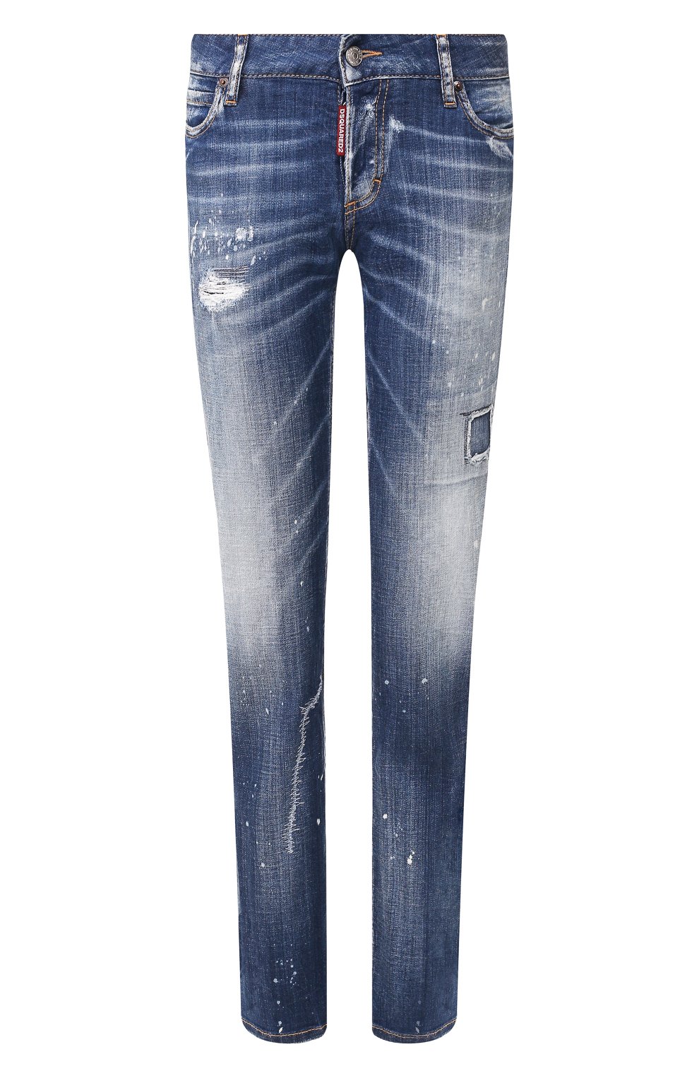 Джинсы DSQUARED2 синего цвета по цене 49950 руб., арт. S75LB0282/S30342, фото 1 Джинсы DSQUARED2, арт. S75LB0282/S30342, фото 1