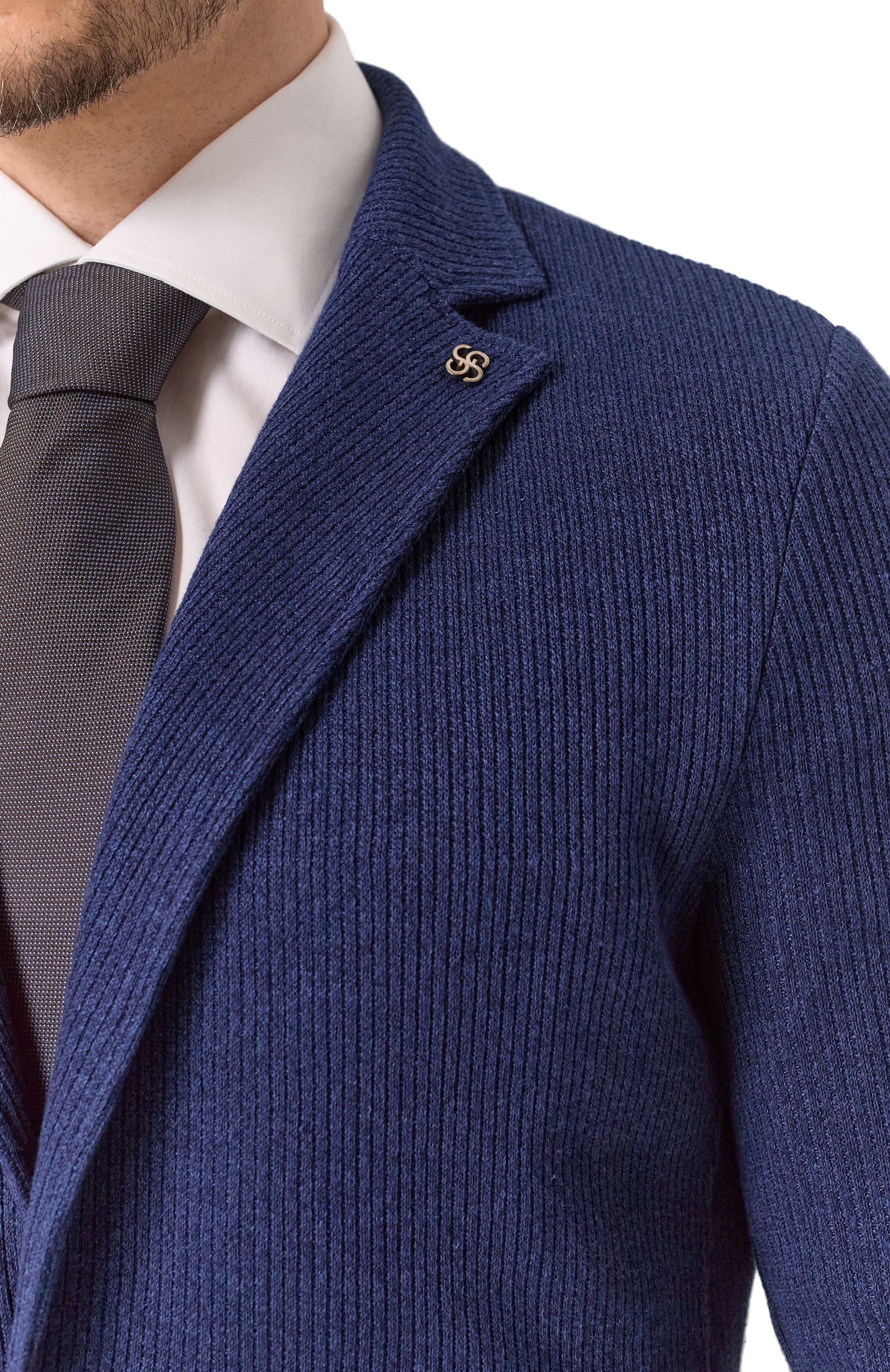 Пиджак изо льна и хлопка GRAN SASSO, арт. 57156/18652, фото 7