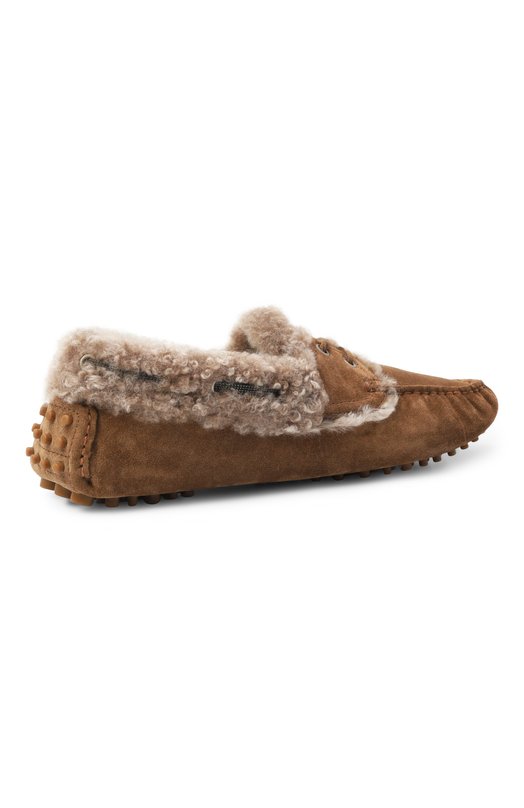 Замшевые мокасины Brunello Cucinelli MZSFG3102 Коричневый  MZSFG3102 Фото 5