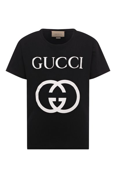 Хлопковая футболка GUCCI, арт. 493117 X3Q35, фото 1