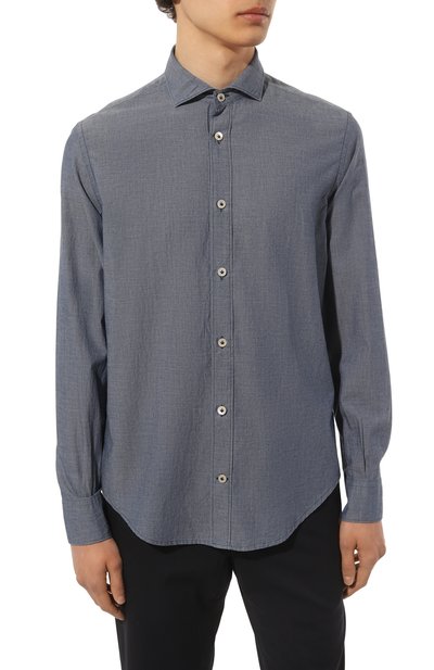 Хлопковая рубашка ELEVENTY PLATINUM, арт. G75CAMA05 TES0G146, фото 3