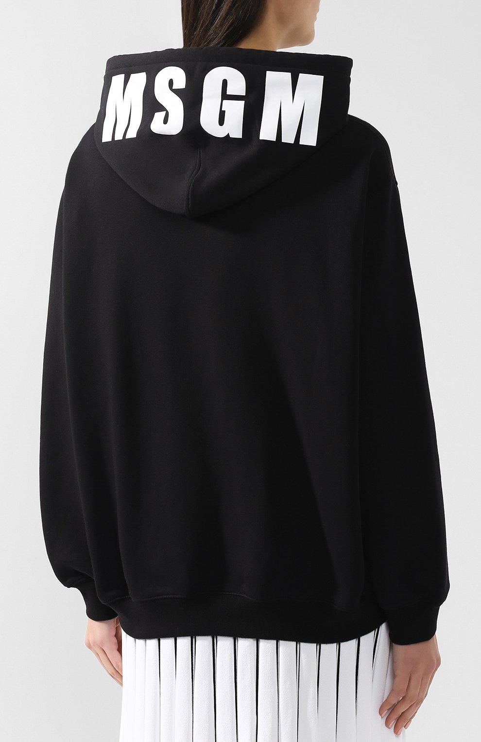 Хлопковый пуловер MSGM, арт. 2641MDM68 195299, фото 4