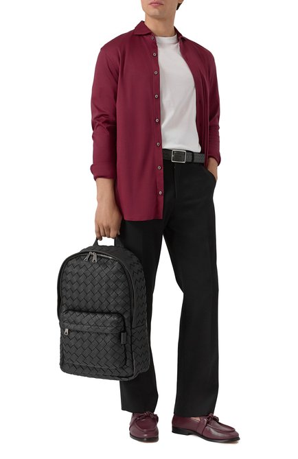 Мужские кожаные лоферы astaire BOTTEGA VENETA, арт. 796445/V5DZ0