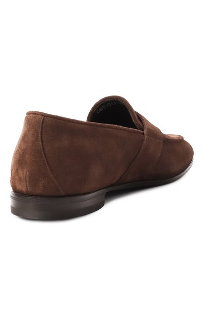 Замшевые пенни-лоферы W.GIBBS, арт. 0801011/CAM0SCI0 RAIN, фото 5