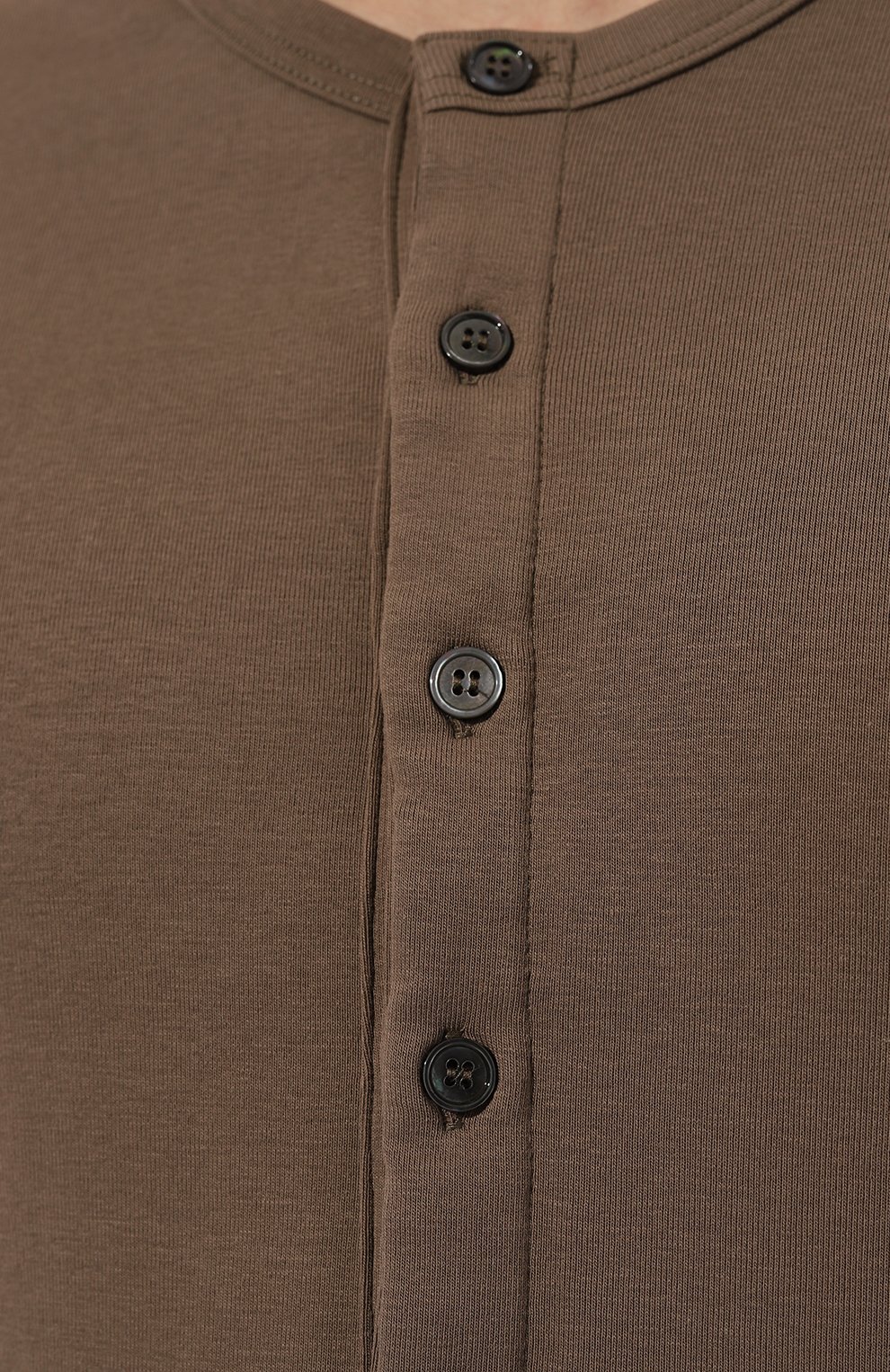 Хлопковый лонгслив-хенли TOM FORD, арт. T4M15104/214, фото 5