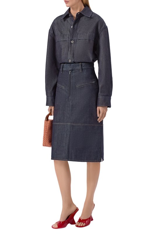 Джинсовая куртка Jil Sander J40DL0177/J46664 Синий  J40DL0177/J46664 Фото 2