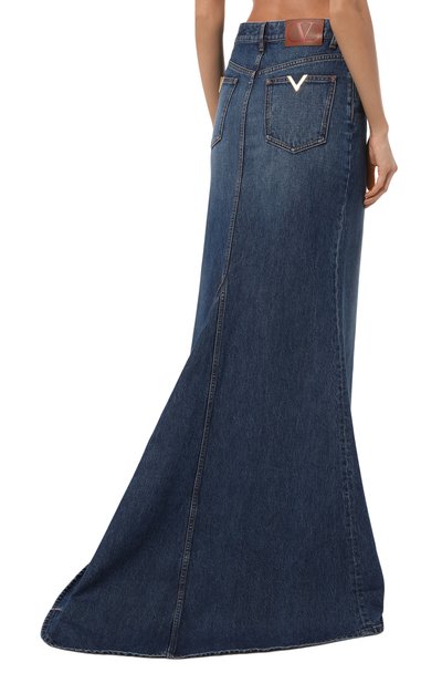 Джинсовая юбка VALENTINO, арт. 3B3DD15K805, фото 4