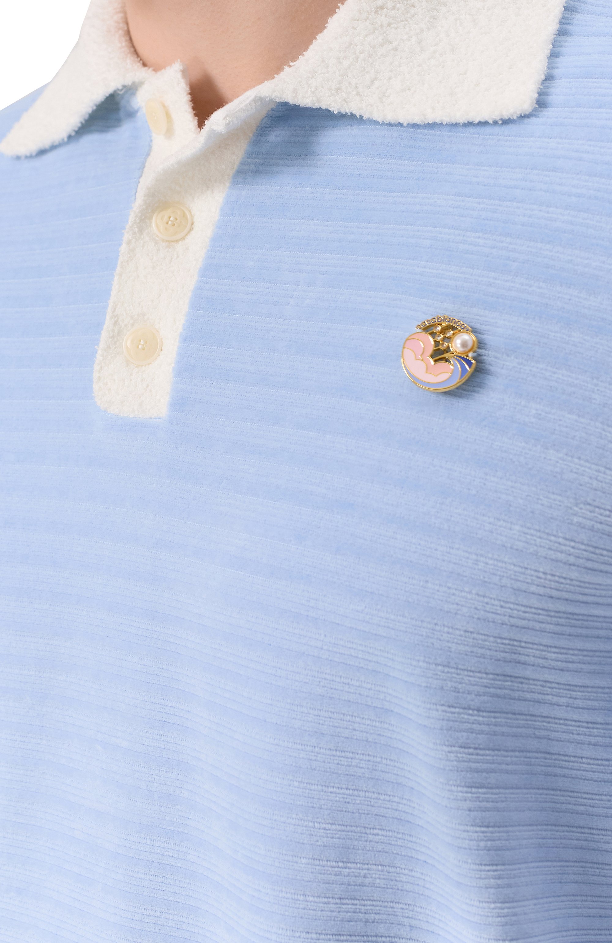 Хлопковое поло CASABLANCA, арт. MS25JTP33901, фото 5