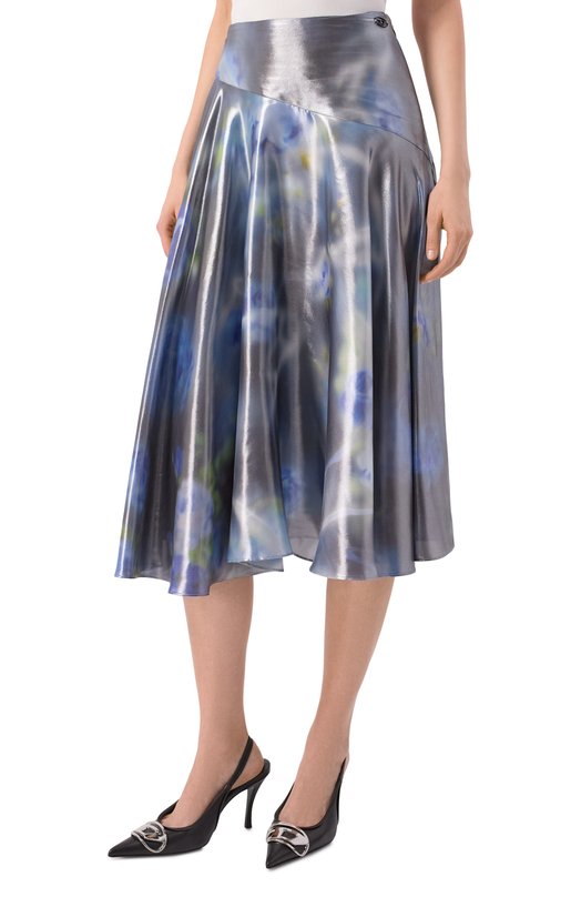 Атласная юбка Diesel A20322/0DMBP Синий  A20322/0DMBP Фото 3