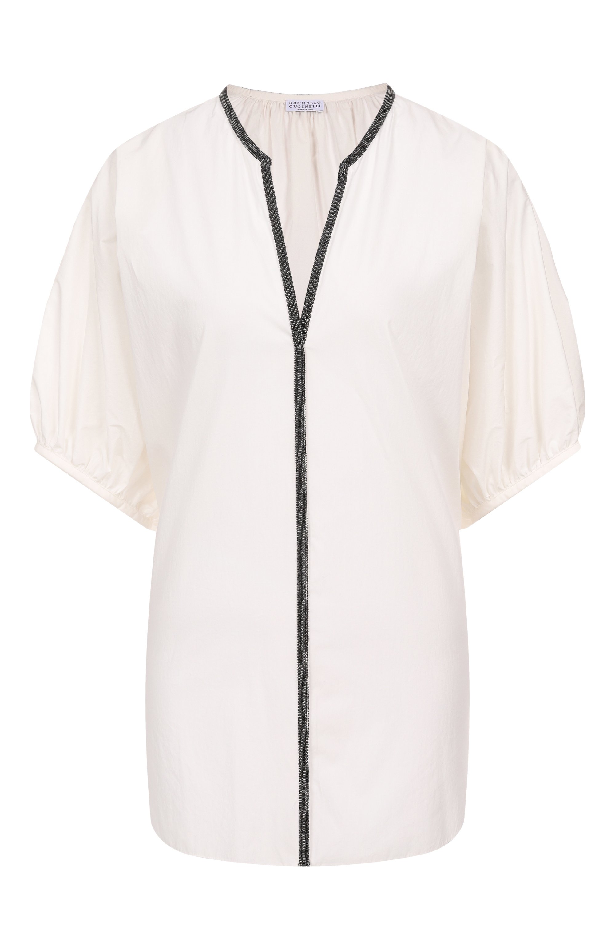 Хлопковая блузка BRUNELLO CUCINELLI, арт. M0H93HB802, �фото 1