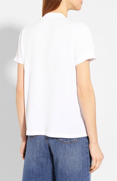 Хлопковая футболка STELLA MCCARTNEY, арт. 457142/SNW65, фото 4