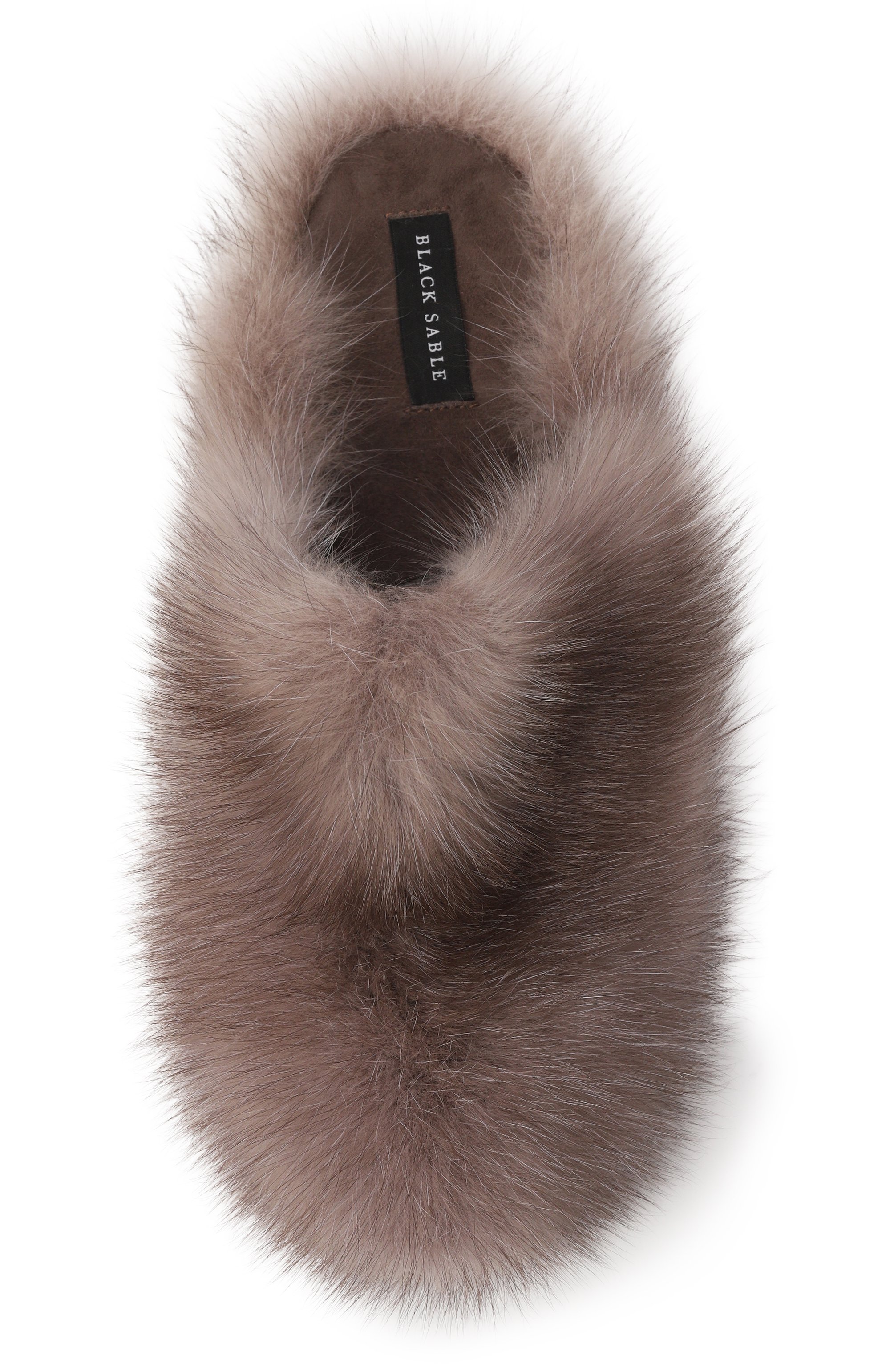 Домашние туфли из соболя BLACK SABLE, арт. BS-24M/PВ, фото 6