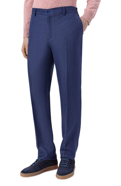 Брюки изо льна и кашемира STEFANO RICCI, арт. M1T610001F/C167HA, фото 3