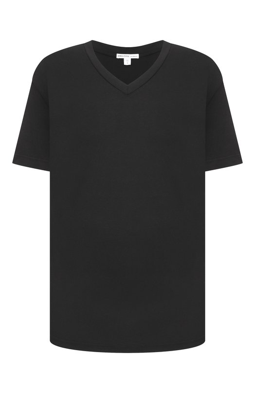 Хлопковая футболка James Perse MLJ3352 Чёрный MLJ3352