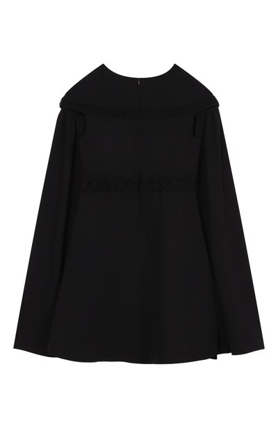 Платье ELIE SAAB JUNIOR черного цвета по цене 79950 руб., арт. EFAB126 ML/TS1036_001, фото 2 Платье ELIE SAAB JUNIOR, арт. EFAB126 ML/TS1036_001, фото 2