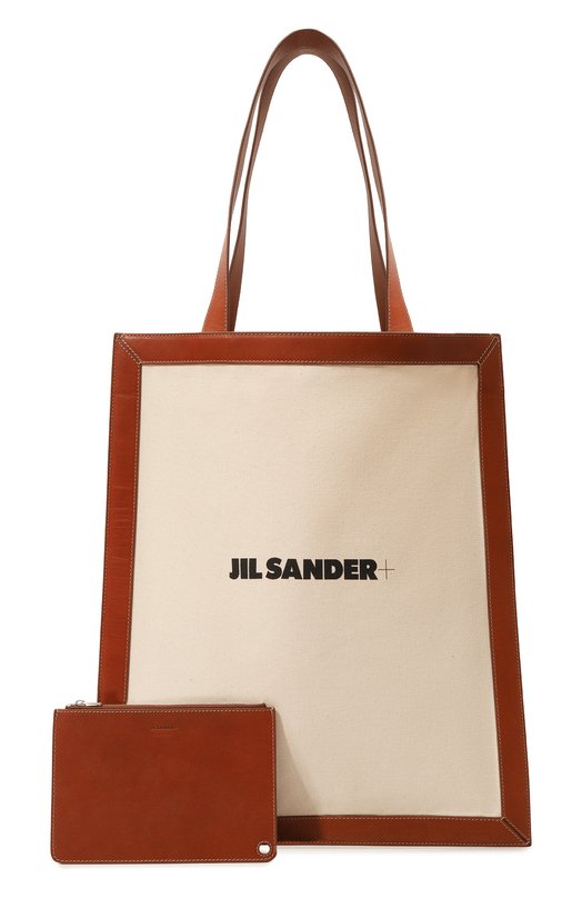 Сумка-шопер Flat medium Jil Sander JPPU852028-WUB69166 Бежевый  JPPU852028-WUB69166 Фото 8