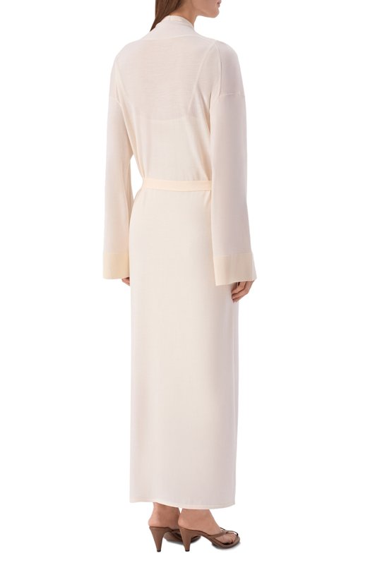 Кардиган из шерсти и шелка 12 STOREEZ 135849 Бежевый  135849 Фото 4