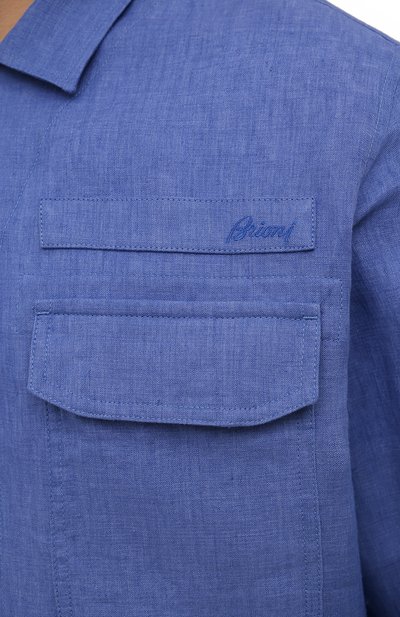 Льняная куртка-рубашка BRIONI, арт. SLS90L/P9111, фото 5