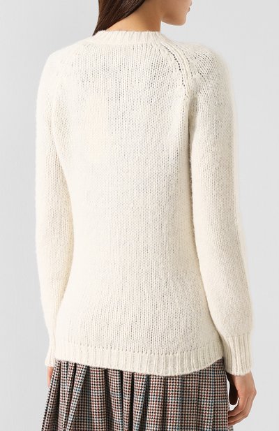 Шерстяной кардиган STELLA MCCARTNEY белого цвета по цене 109500 руб., арт. 577398/S2107, фото 4 Шерстяной кардиган STELLA MCCARTNEY, арт. 577398/S2107, фото 4