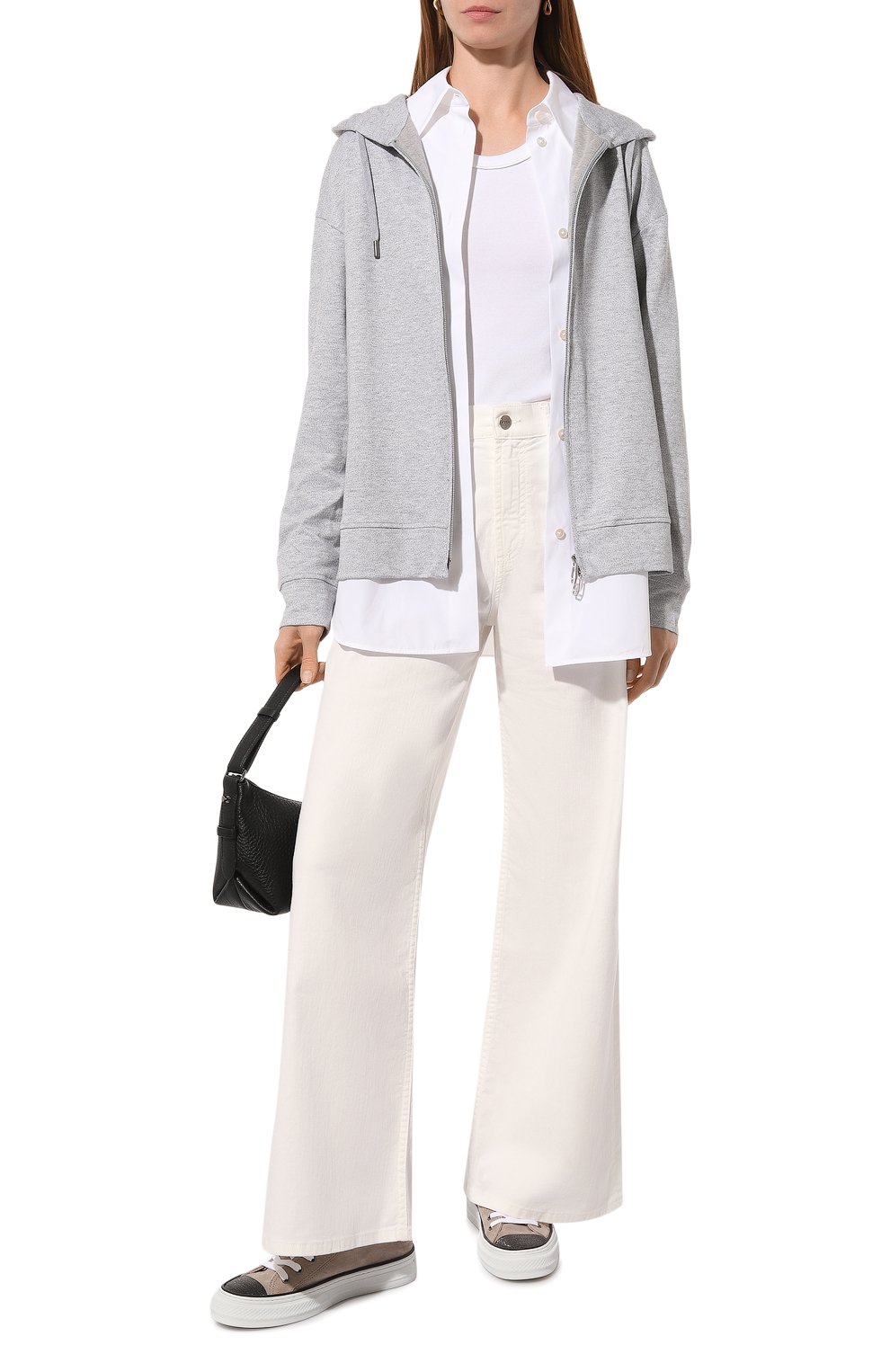 Толстовка изо льна и хлопка MVST серого цвета по цене 103500 руб., арт. 16W047/LN00, фото 2 Толстовка изо льна и хлопка MVST, арт. 16W047/LN00, фото 2