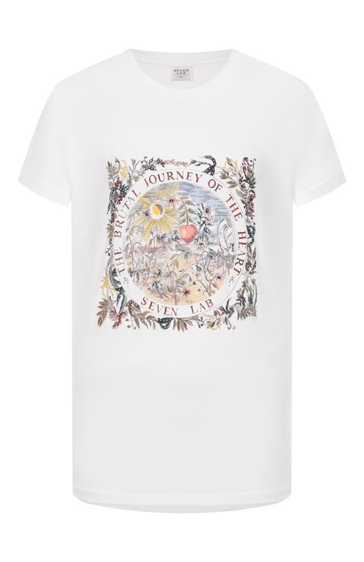 Хлопковая футболка Seven Lab CTR1.01.100.257.161 Белый CTR1.01.100.257.161