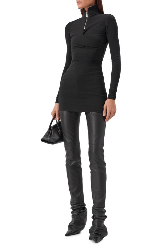 Платье из вискозы The Attico 260WCA00476/RYY002AA Чёрный  260WCA00476/RYY002AA Фото 2