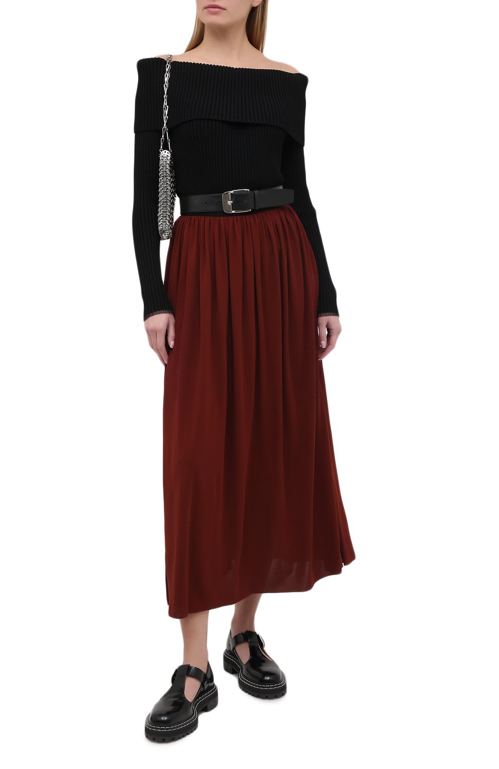 Пуловер из вискозы PROENZA SCHOULER черного цвета по цене 138000 руб., арт. R2047531-KY205, фото 2 Пуловер из вискозы PROENZA SCHOULER, арт. R2047531-KY205, фото 2