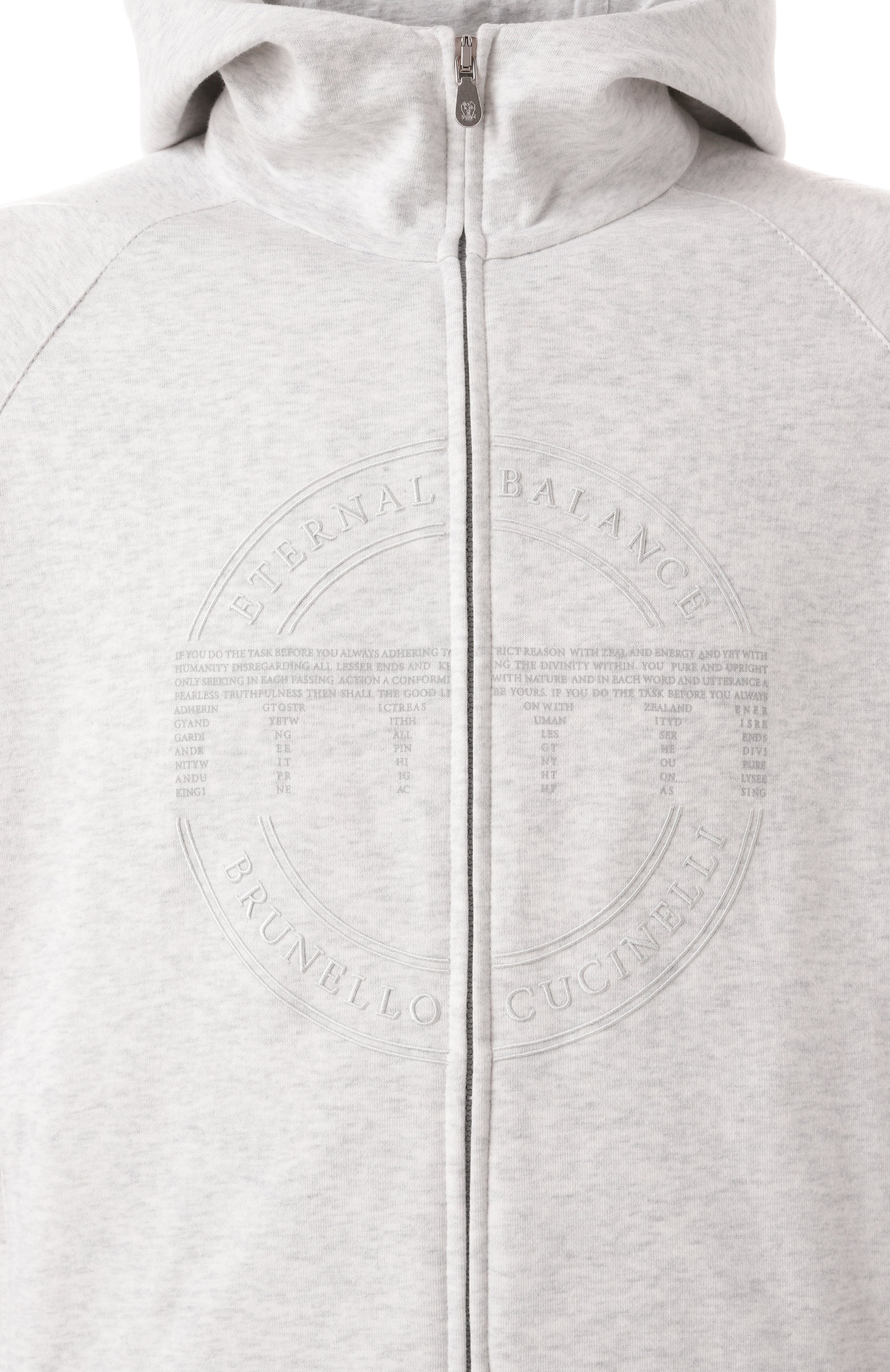 Хлопковая толстовка BRUNELLO CUCINELLI, арт. MM8363130G, фото 6