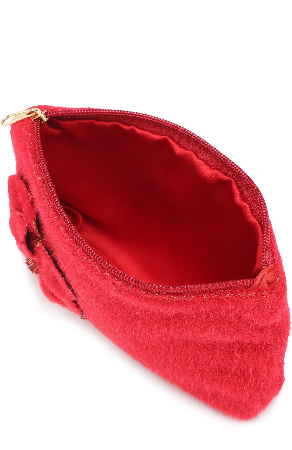 Клатч из шерсти с цветочной аппликацией I PINCO PALLINO, арт. 1702100202/07515, фото 3