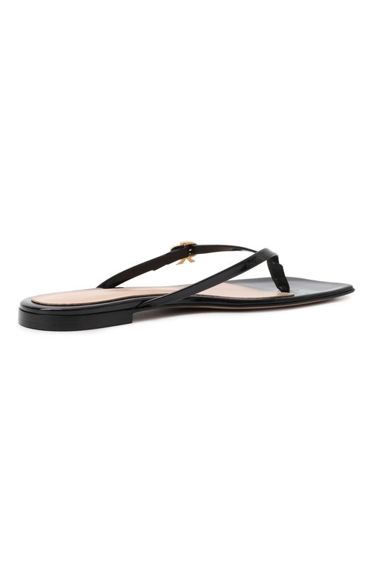 Кожаные шлепанцы Gianvito Rossi G15160.05CU0.VERNER0 Чёрный  G15160.05CU0.VERNER0 Фото 5