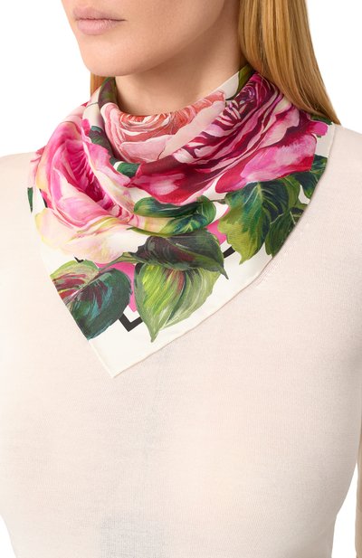 Шелковый платок DOLCE & GABBANA, арт. FN093R/GDCUH, фото 2